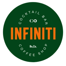 Logo y fachada de Infiniti, restaurante cliente de Kosmo POS