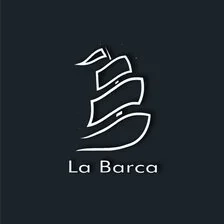 Logo y fachada de La barca, restaurante cliente de Kosmo POS