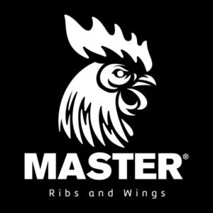 Logo y fachada de Master Ribs & Wings, restaurante usando Kosmo POS